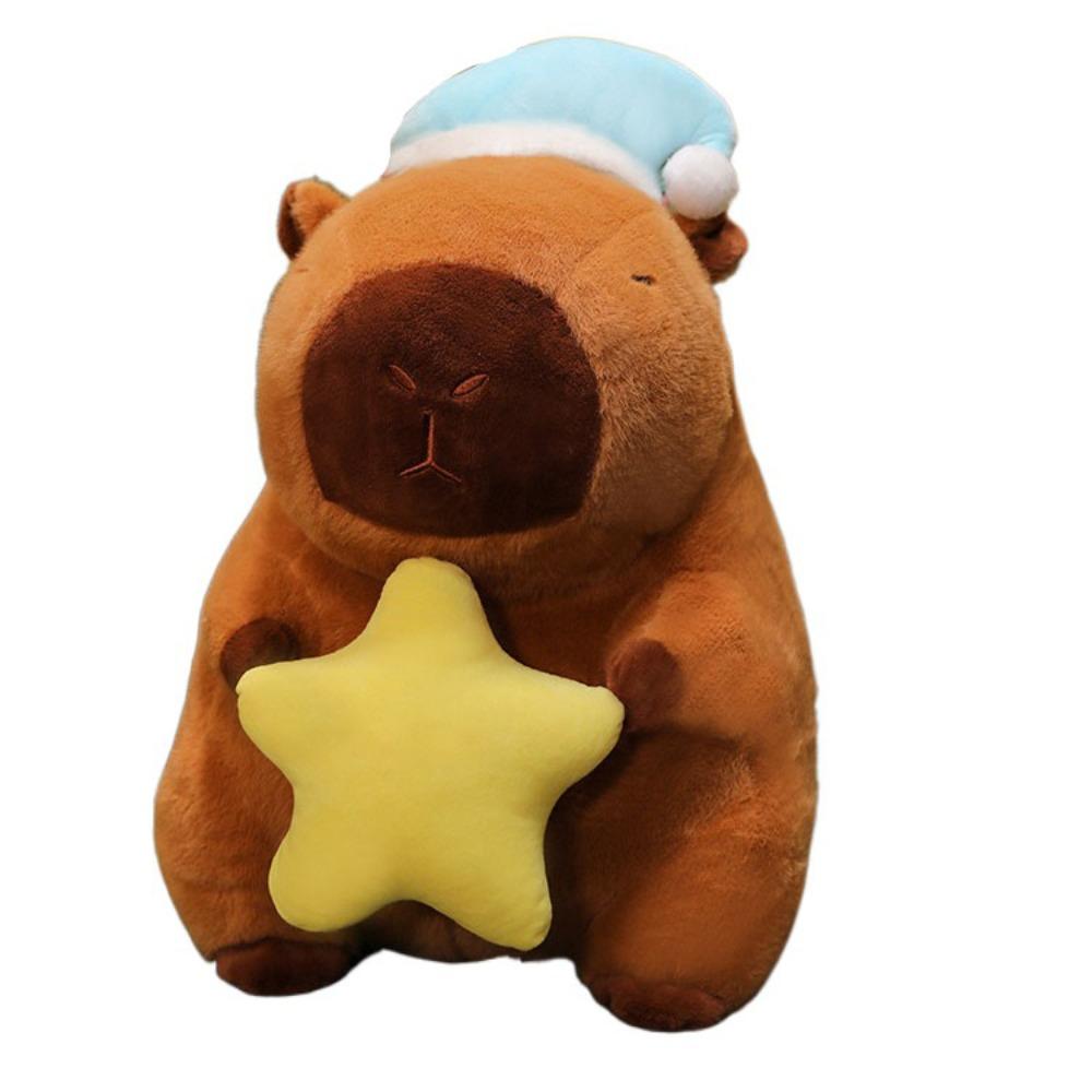 Sleep Hat Goodnight Capybara Doll Moon Capybara Fluffty Doll Capybara Plush Toy Home Decor 30cm-star
Sleep Hat Goodnight Capybara Doll Moon Capybara Fluffty Doll Capybara Plush Toy Home Decor 30cm-star