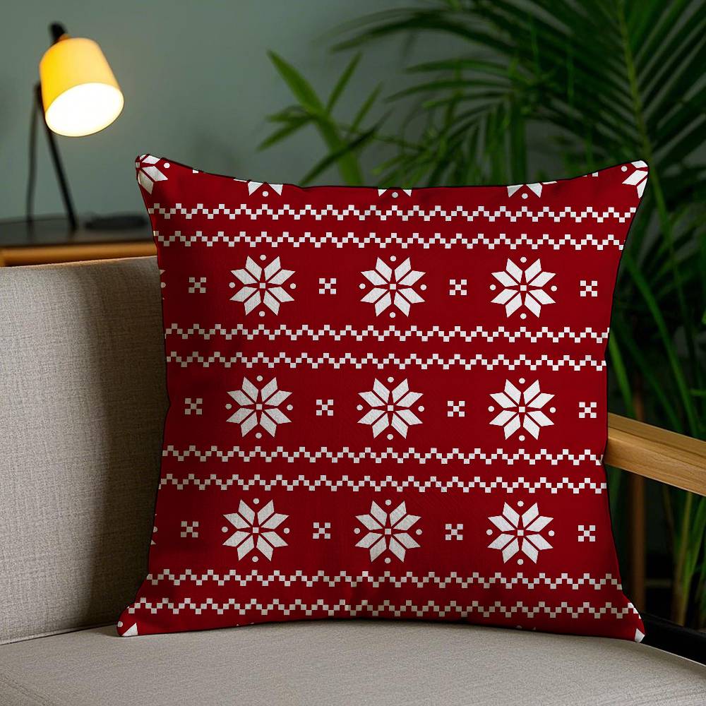 Christmas Snowflake Pattern Cute Pillow Case Antidustmite Invisible zipper Sofa Bed 30X30cm
Christmas Snowflake Pattern Cute Pillow Case Antidustmite Invisible zipper Sofa Bed 30X30cm