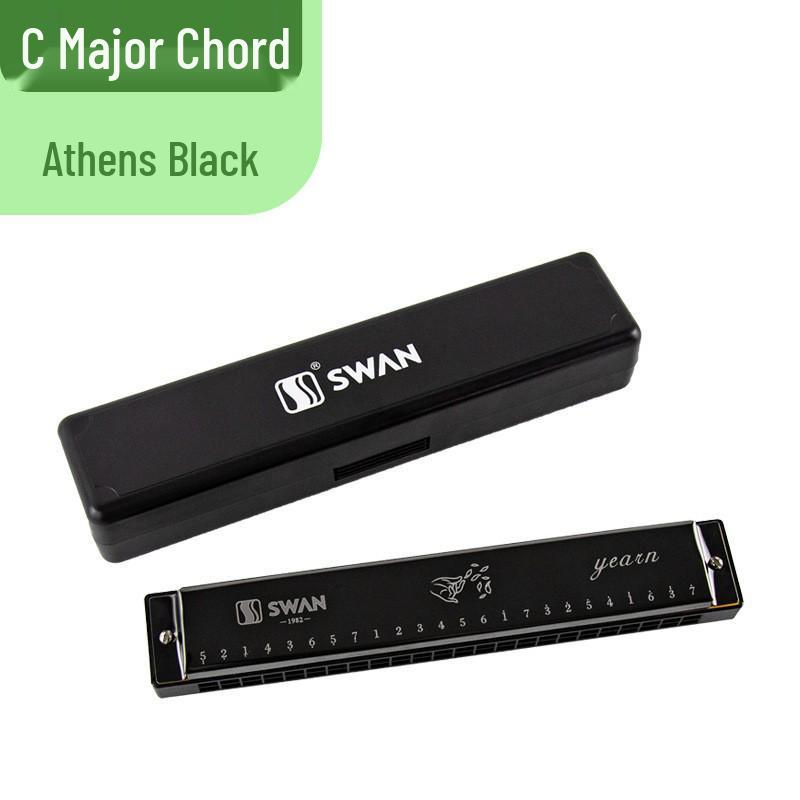 Swan 24-Hole Harmonica for Beginner Students - Double Reed, C Key, Professional Quality
Swan 24-Hole Harmonica for Beginner Students - Double Reed, C Key, Professional Quality