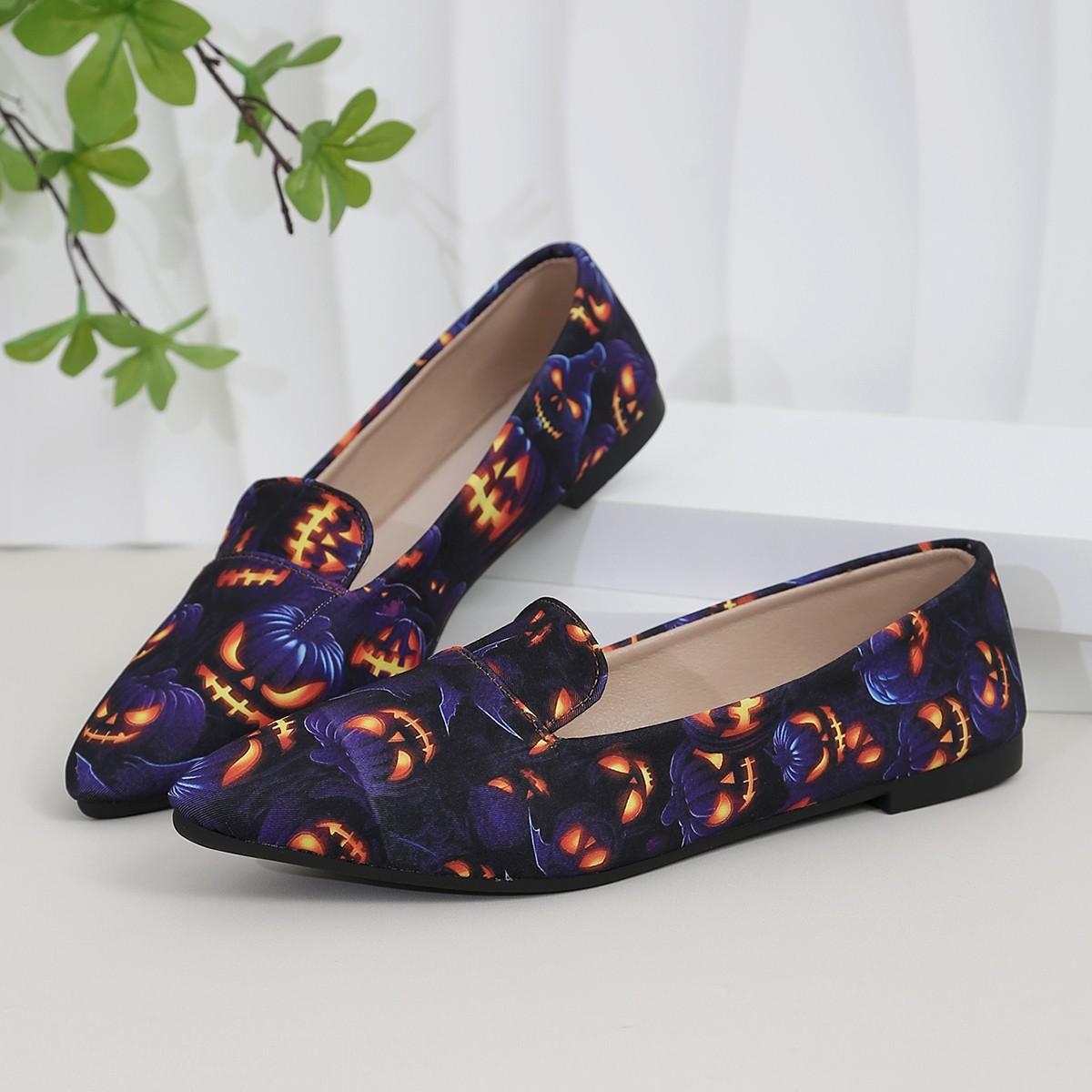 Модные женские балетки, повседневная обувь 2024, новые весенне-осенние слипоны с острым носком, легкие лоферы, женские балетки с тыквой на Хэллоуин 43
Модные женские балетки, повседневная обувь 2024, новые весенне-осенние слипоны с острым носком, легкие лоферы, женские балетки с тыквой на Хэллоуин 43
