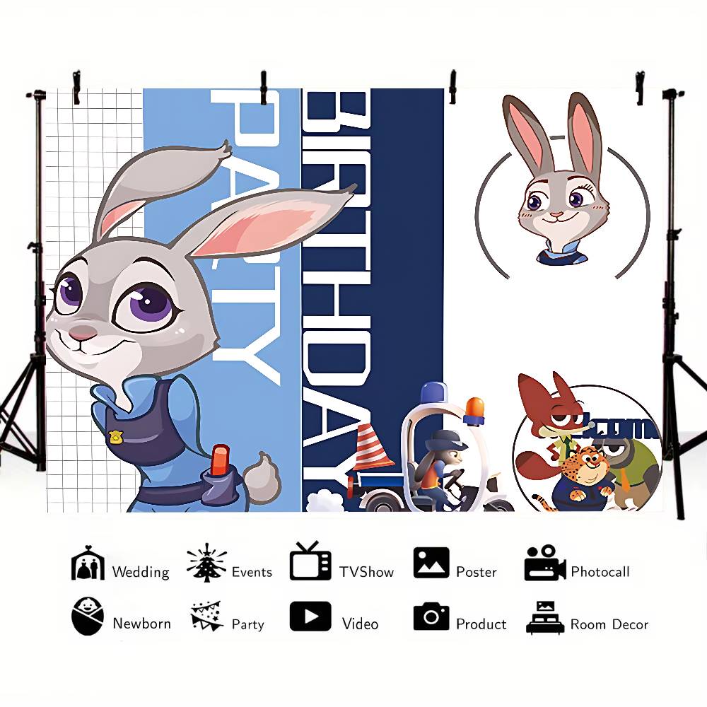 ANIMEZootopiaSCartoon Animal Background Photography Party Bedroom Living Room Decoration Shooting Background Cloth 74x94cm(29x37in)
ANIMEZootopiaSCartoon Animal Background Photography Party Bedroom Living Room Decoration Shooting Background Cloth 74x94cm(29x37in)