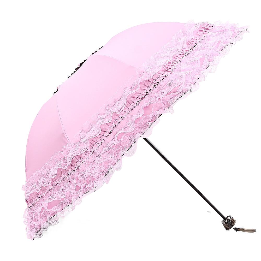 Lolita Lace Sun Umbrella Anti-UV Protection Folding Umbrella Fashion Portable Sunshade Female розовый
Lolita Lace Sun Umbrella Anti-UV Protection Folding Umbrella Fashion Portable Sunshade Female розовый