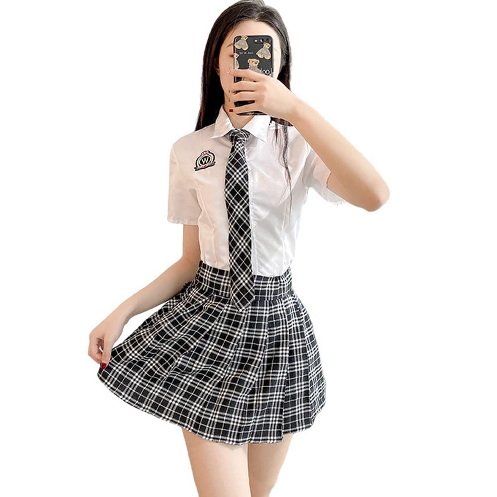 Uniform JK Cosplay 3 Piece Set Cute Idol Gal Shirt Uniform Skirt Tie Cosplay High School Girl Summer Clothes Costume High School Girl Cosplay Costume
Uniform JK Cosplay 3 Piece Set Cute Idol Gal Shirt Uniform Skirt Tie Cosplay High School Girl Summer Clothes Costume High School Girl Cosplay Costume