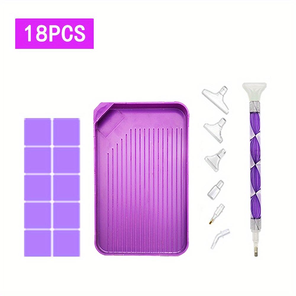 New Diamond Painting Tools Kit with Funnel Point Drill Plate Diamond Pens Clay and Purple 28 Grids Storage Box Accessories Light Grey
New Diamond Painting Tools Kit with Funnel Point Drill Plate Diamond Pens Clay and Purple 28 Grids Storage Box Accessories Light Grey