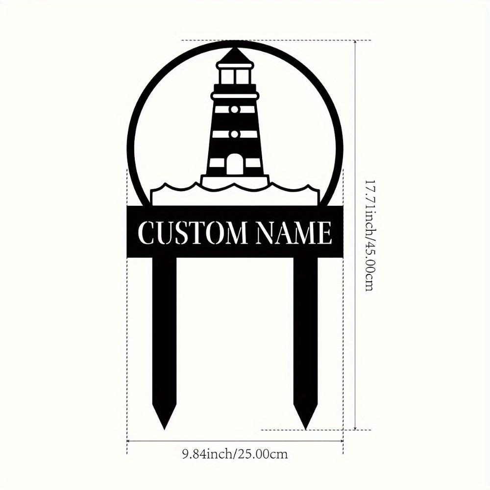 Personalized Lighthouse Garden Stakes Custom Lawn Durable Yard Art Housewarming Patio Gift Custom Sign Feature TYDZ003031
Personalized Lighthouse Garden Stakes Custom Lawn Durable Yard Art Housewarming Patio Gift Custom Sign Feature TYDZ003031
