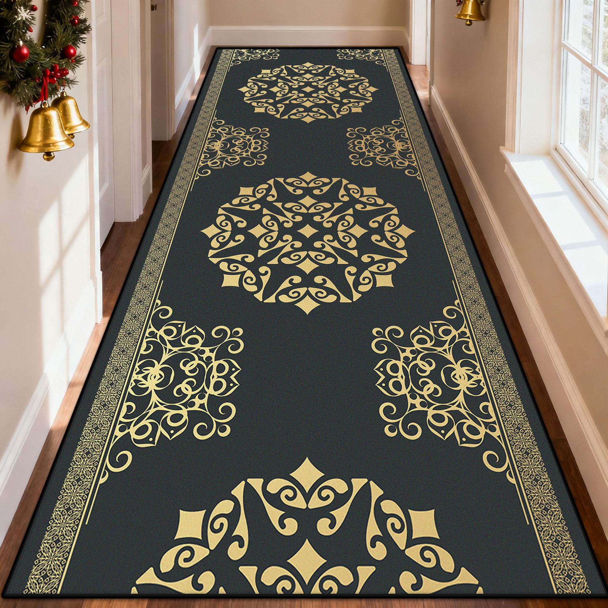 Bohemian Retro Ethnic Corridor Carpet Qajar Revival Decor Home Long Runner Rugs Christmas Art Aesthetic Aisle Floor Mat Washable 60x200cm
Bohemian Retro Ethnic Corridor Carpet Qajar Revival Decor Home Long Runner Rugs Christmas Art Aesthetic Aisle Floor Mat Washable 60x200cm