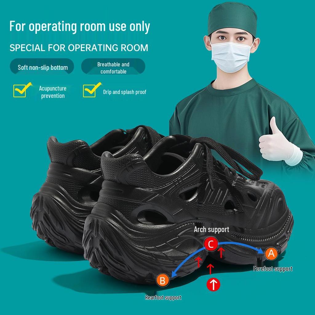 Medical Operating Room Slippers for Unisex Arch Support Non-Slip Sandals for Outdoor and Medical Use 44 чорний
Medical Operating Room Slippers for Unisex Arch Support Non-Slip Sandals for Outdoor and Medical Use 44 чорний