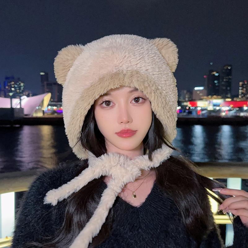 Плюшевая милая шапка с кроличьими ушками, женская, для маленького лица, с защитой ушей, шапка-пуловер, зимняя, теплая вязаная шапка от холода
Плюшевая милая шапка с кроличьими ушками, женская, для маленького лица, с защитой ушей, шапка-пуловер, зимняя, теплая вязаная шапка от холода