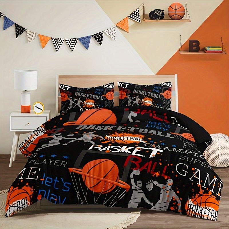 Fashion Carton Grafiti Basketbal Print Beding Set - Soft Comfortable Soft with Soft Fabric Duvet Cover for Bedrom And Guest Rom 135*200cm Eu-Single
Fashion Carton Grafiti Basketbal Print Beding Set - Soft Comfortable Soft with Soft Fabric Duvet Cover for Bedrom And Guest Rom 135*200cm Eu-Single