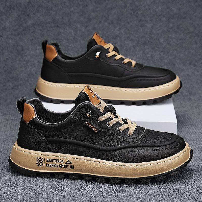 Four seasons niche leather surface personality breathable Internet celebrity board shoes white shoes live Hong Kong style trendy men s sho 39 чорний
Four seasons niche leather surface personality breathable Internet celebrity board shoes white shoes live Hong Kong style trendy men s sho 39 чорний