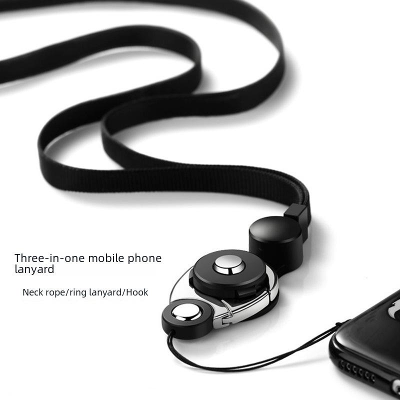 3-in-1 Lobster Buckle Phone Lanyard Neck Strap - Anti-Lost & Anti-Fall M02 Simple Black
3-in-1 Lobster Buckle Phone Lanyard Neck Strap - Anti-Lost & Anti-Fall M02 Simple Black