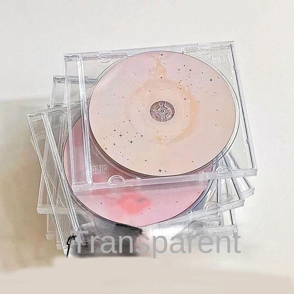 5Pcs Empty CD Storage Box Thickened CD Case Durable Transparent DVD Case for Home прозорий
5Pcs Empty CD Storage Box Thickened CD Case Durable Transparent DVD Case for Home прозорий