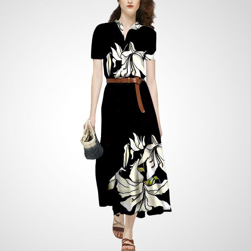 Trendy Goddess Temperament Minimalist French Elegance Dress 2025 Summer New Arrival Female Mid Length Long Length Slim Fit Skirt Tide Black + Magnolia M
Trendy Goddess Temperament Minimalist French Elegance Dress 2025 Summer New Arrival Female Mid Length Long Length Slim Fit Skirt Tide Black + Magnolia M