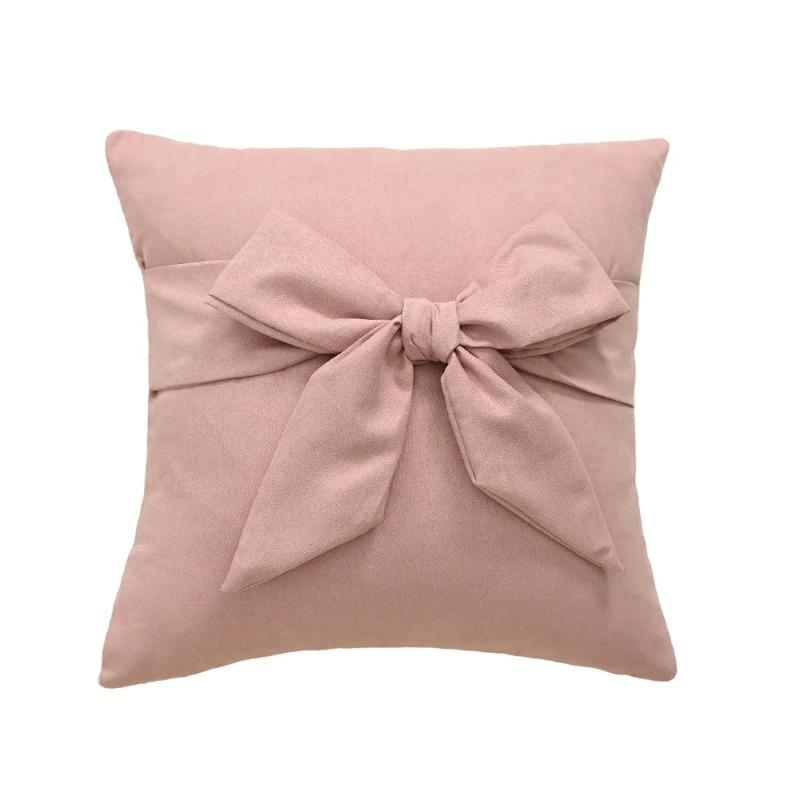45x45cm Solid Color Decor Pillow Cases with Elegant Bow Accents for Living Room Bedroom Sofa Chair Window Home Decor Pillow Sham 450mm*450mm
45x45cm Solid Color Decor Pillow Cases with Elegant Bow Accents for Living Room Bedroom Sofa Chair Window Home Decor Pillow Sham 450mm*450mm