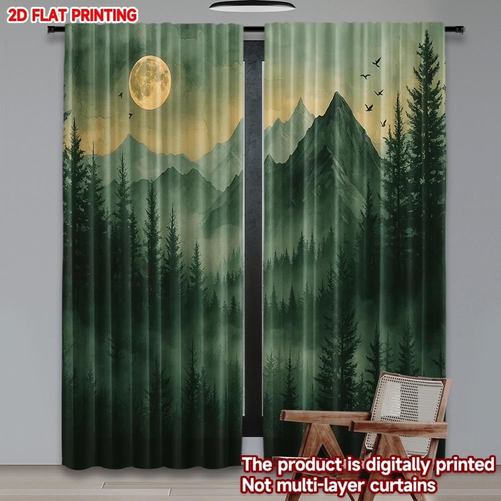 Flat Printing Happy Valentine Day Drapes Forest Mountains Moon Digital Printed Polyester Party Decorations Curtains Set Of 2 Made W100*H70(CM)-Grommet top&2PCS
Flat Printing Happy Valentine Day Drapes Forest Mountains Moon Digital Printed Polyester Party Decorations Curtains Set Of 2 Made W100*H70(CM)-Grommet top&2PCS