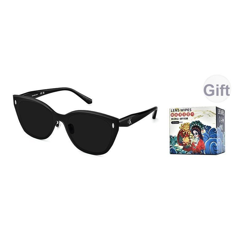Calvin Klein Square Narrow Frame Side Letter Logo UV Protection Cat Eye Sunglasses Unisex sunglasses Metallic CKJ26220SLB Without Gift Box,F,001
Calvin Klein Square Narrow Frame Side Letter Logo UV Protection Cat Eye Sunglasses Unisex sunglasses Metallic CKJ26220SLB Without Gift Box,F,001