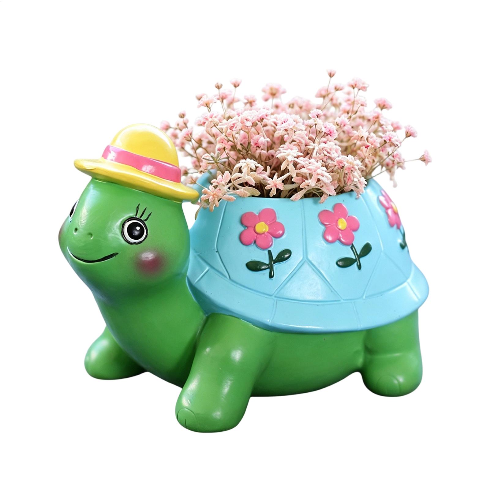 Turtle Flower Pot Ornament Creative Garden Turtle Planter Resin Flower Container With Drainage Turtle Decor For Lawn Patio Porch China Mainland
Turtle Flower Pot Ornament Creative Garden Turtle Planter Resin Flower Container With Drainage Turtle Decor For Lawn Patio Porch China Mainland