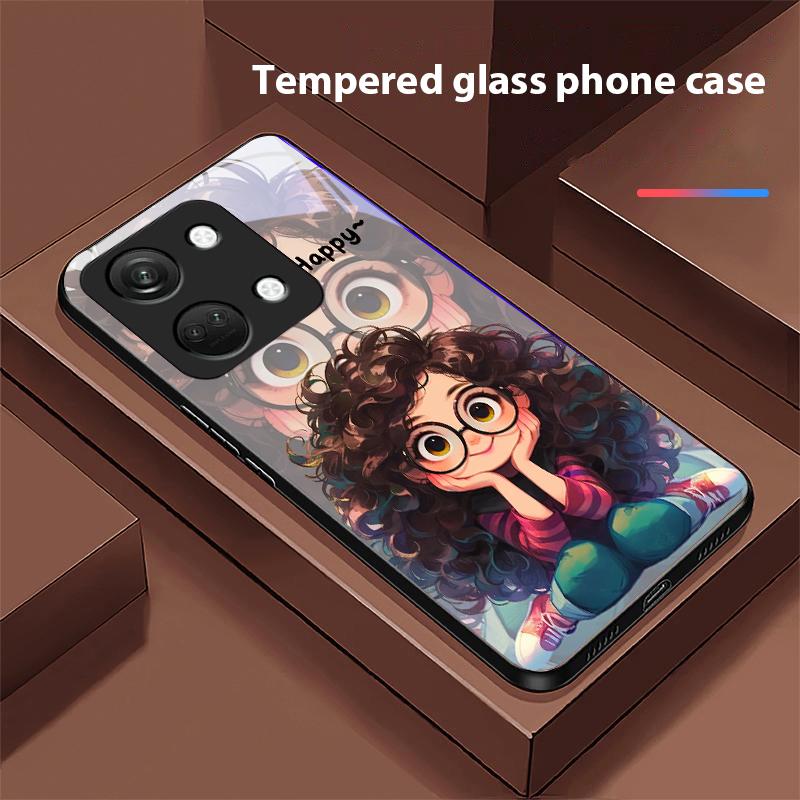 Curly Haired Girl For OnePlus Nord 3 5 6T 7 Pro 8 12 10T Reno8 Lite 5G 10R Nord N30 Hard Shell Tempered Glass Phone Case Black For OnePlus 10R 5G
Curly Haired Girl For OnePlus Nord 3 5 6T 7 Pro 8 12 10T Reno8 Lite 5G 10R Nord N30 Hard Shell Tempered Glass Phone Case Black For OnePlus 10R 5G