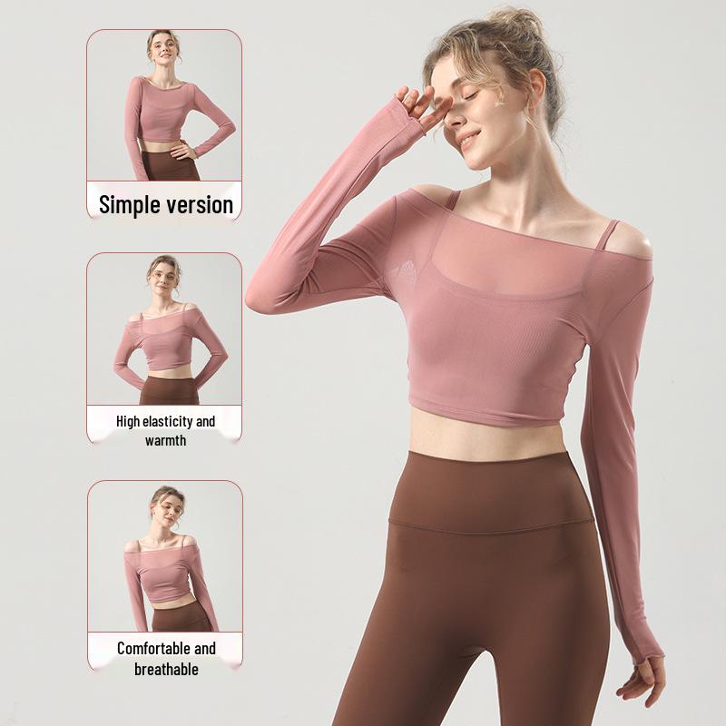 Women s Early Autumn Yoga Outfit: Padded Sports Top & Mesh Long Sleeve Pilates Wear Medium
Women s Early Autumn Yoga Outfit: Padded Sports Top & Mesh Long Sleeve Pilates Wear Medium