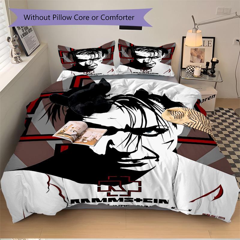 3pcs Rammstein Till Lindemann Comforter Set - Four Seasons Home High,Machine Washable Bedspread with Pillowcases (No Filling) yy250909065 135x200cm
3pcs Rammstein Till Lindemann Comforter Set - Four Seasons Home High,Machine Washable Bedspread with Pillowcases (No Filling) yy250909065 135x200cm