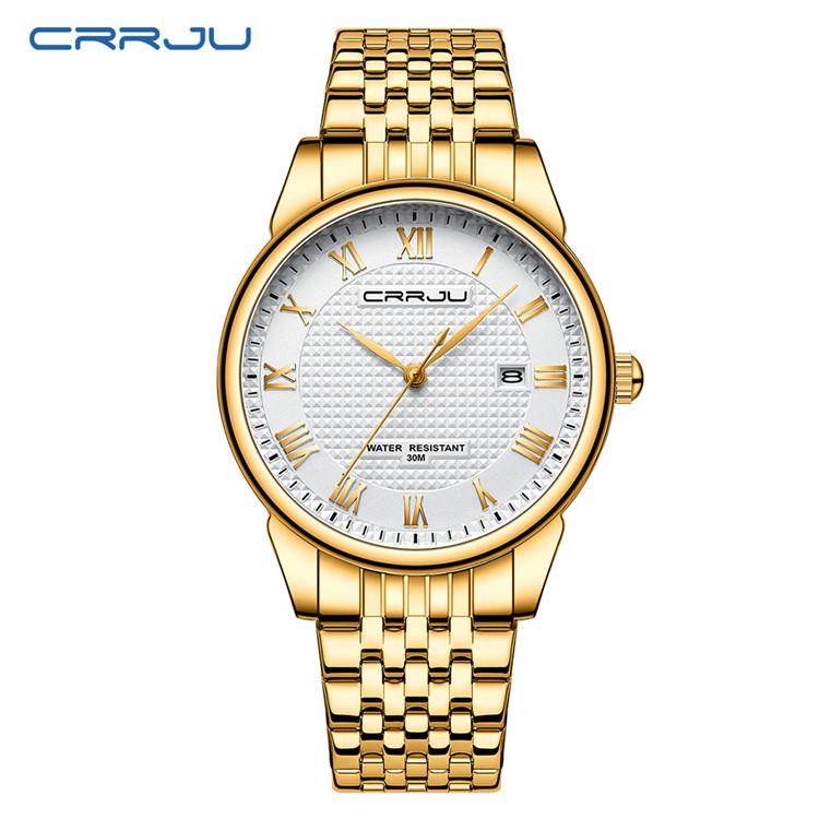CRRJU Watch 5010 Новые мужские часы со стальным ремешком Простой модный календарь
CRRJU Watch 5010 Новые мужские часы со стальным ремешком Простой модный календарь