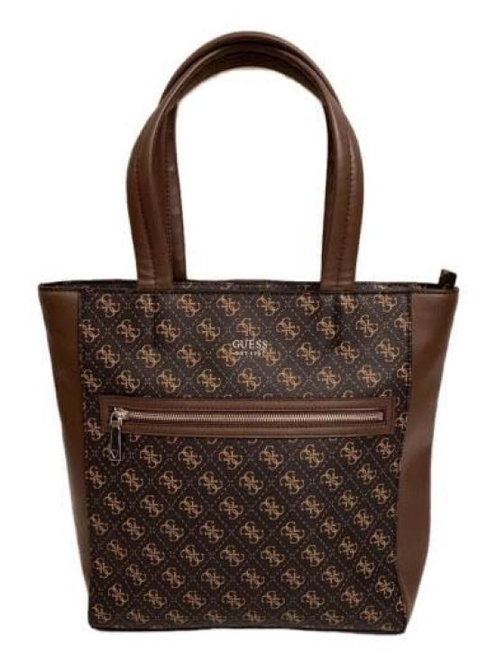 Guess Women s Tote Bag, Brown, QY877124, A4 Size Compatible
Guess Women s Tote Bag, Brown, QY877124, A4 Size Compatible