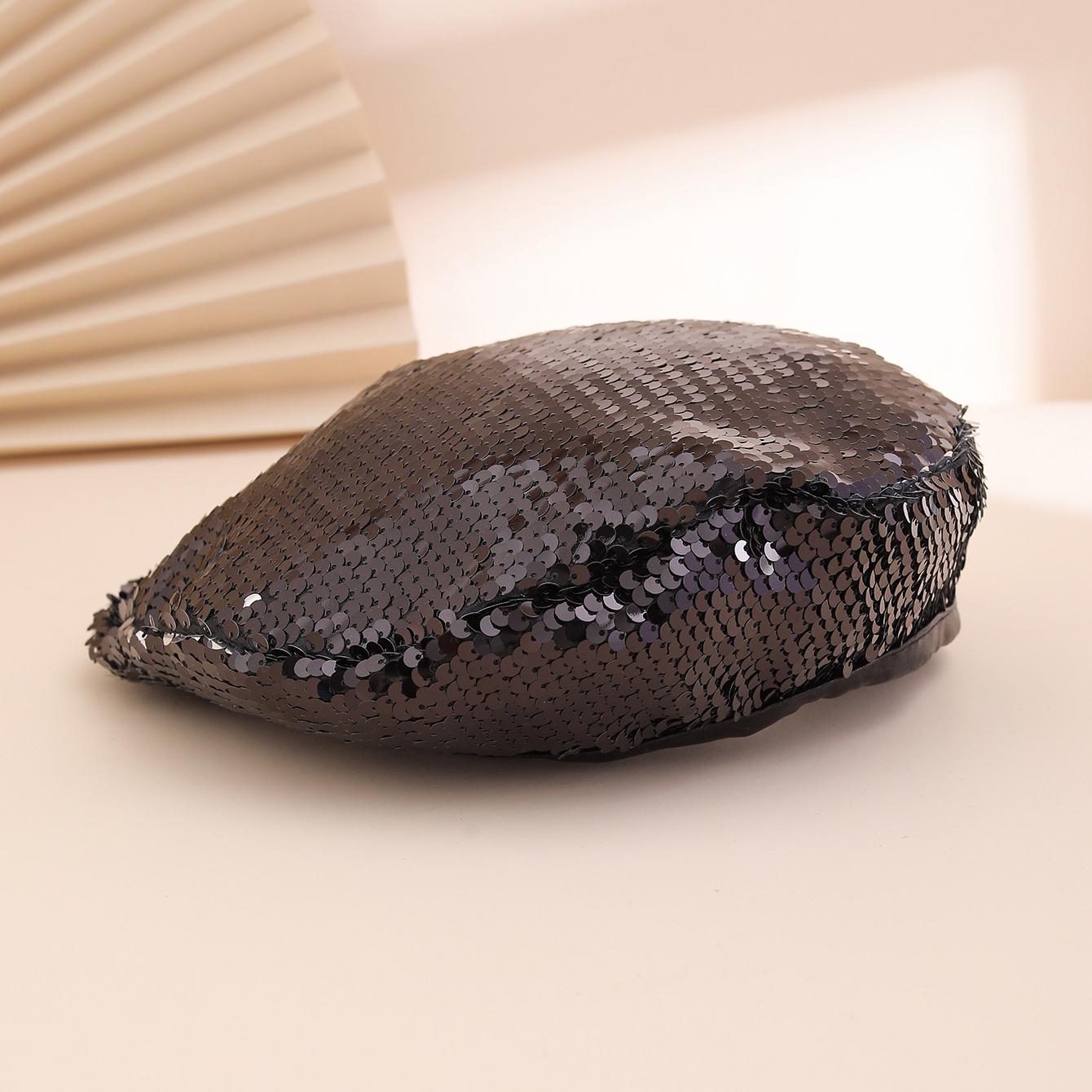 Elegant Sequined Beret Hat for Women, Trendy Outdoor Travel Accessory, Versatile Painter Cap for Photography & Casual Wear One Size
Elegant Sequined Beret Hat for Women, Trendy Outdoor Travel Accessory, Versatile Painter Cap for Photography & Casual Wear One Size