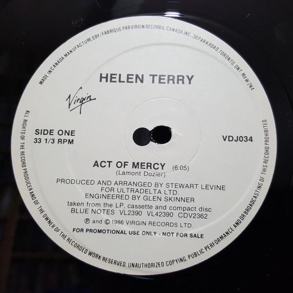 12inch Record HELEN TERRY Act Of Mercy VDJ034 Virgin 1986 Canada Dance Electronica Used
12inch Record HELEN TERRY Act Of Mercy VDJ034 Virgin 1986 Canada Dance Electronica Used