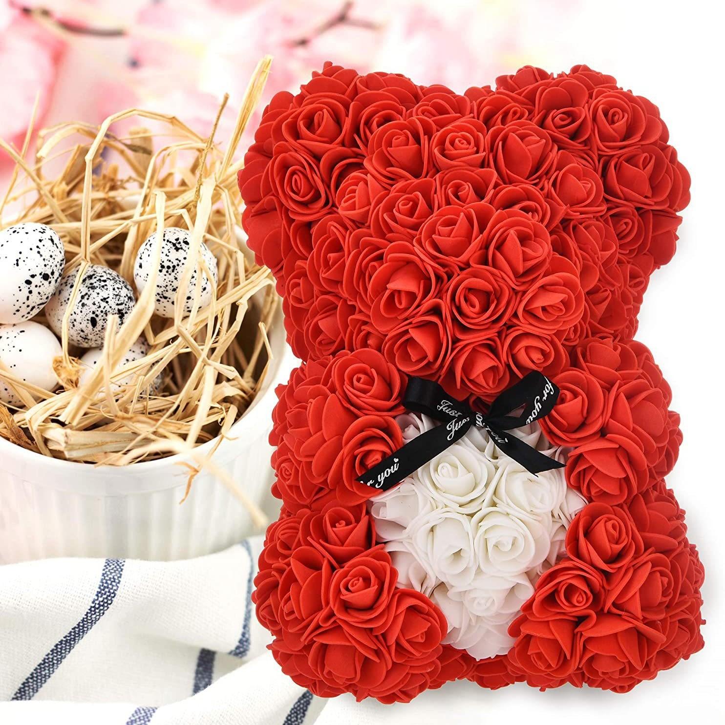Rose Bear 25cm New Eternal Flower Rose Bear Simulation Foam Flower Bear Gift Birthday Gift Box красный
Rose Bear 25cm New Eternal Flower Rose Bear Simulation Foam Flower Bear Gift Birthday Gift Box красный