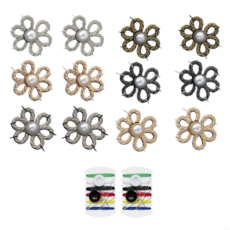 Decorative Flower Metal Buttons Sew on Waist Tighteners Buttons Pants Waistband Adjusters For Jeans Dress Clothing Craft X3UC CN
Decorative Flower Metal Buttons Sew on Waist Tighteners Buttons Pants Waistband Adjusters For Jeans Dress Clothing Craft X3UC CN