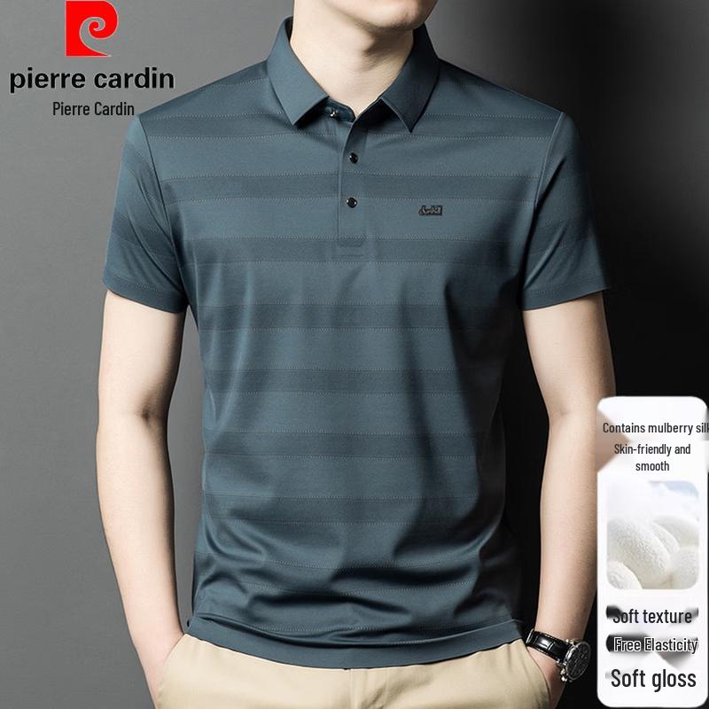 Pierre Cardin Men s Cooling Striped Silk Blend Polo Shirt 56
Pierre Cardin Men s Cooling Striped Silk Blend Polo Shirt 56
