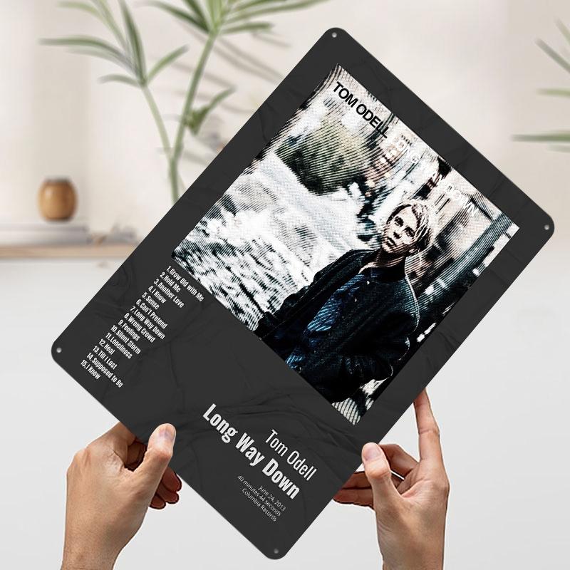 Tom Odell Long Way Down Album Tinplate Poster Customized Wall Art Vintage Retro Metal Signs for Coffee Bar Accessories Decor 7.9x11.8In(20x30cm)
Tom Odell Long Way Down Album Tinplate Poster Customized Wall Art Vintage Retro Metal Signs for Coffee Bar Accessories Decor 7.9x11.8In(20x30cm)
