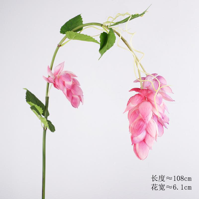 Simulation feel soft glue hops, long branch 2 fork reptile hops, fake flower decoration
Simulation feel soft glue hops, long branch 2 fork reptile hops, fake flower decoration