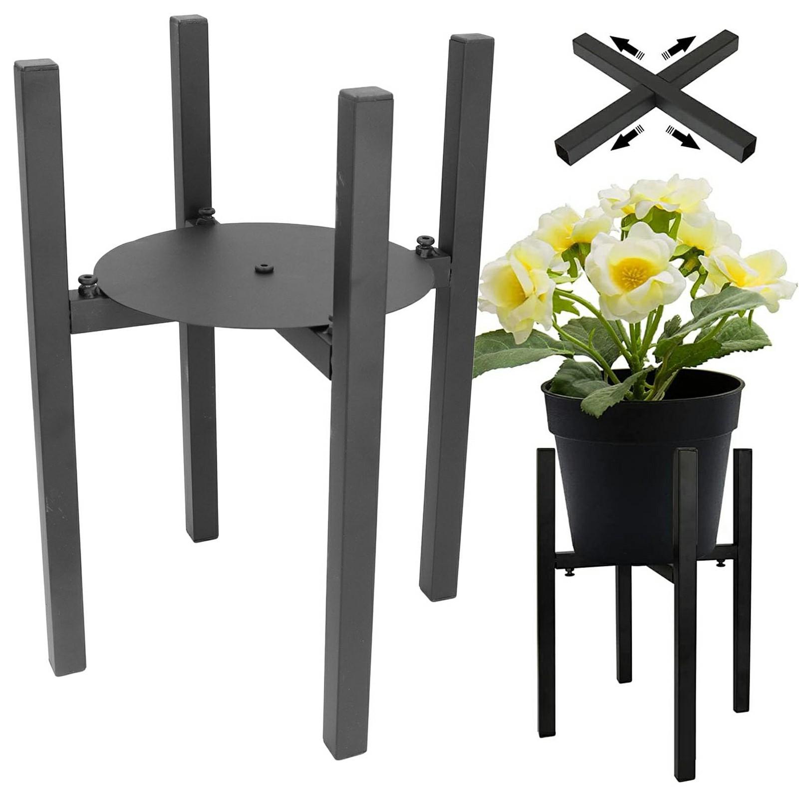 Cross Square Iron Tube Retractable Plant Stand with Round Tray Flower Pot Holder Garden Home Decor A
Cross Square Iron Tube Retractable Plant Stand with Round Tray Flower Pot Holder Garden Home Decor A