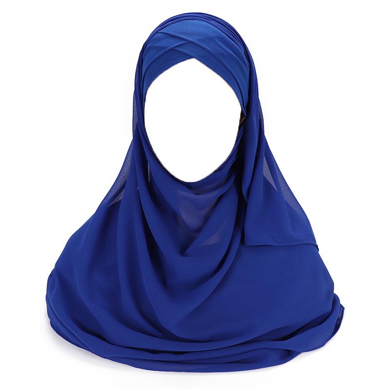 Instant Hijabs For Women Chiffon Hijab Scarf With Cross Jersey Caps Bonnet Design Muslim Scarf Women Islamic Underscarf
Instant Hijabs For Women Chiffon Hijab Scarf With Cross Jersey Caps Bonnet Design Muslim Scarf Women Islamic Underscarf