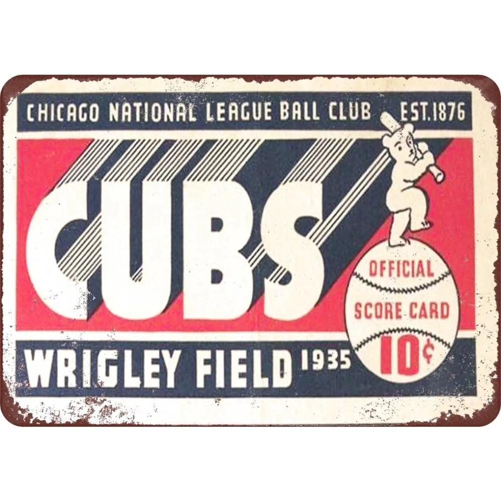 Chicago Cubs 1935 Vintage Scorecard Reproduction Authentic SIGN Memorabilia 20x30cm
Chicago Cubs 1935 Vintage Scorecard Reproduction Authentic SIGN Memorabilia 20x30cm