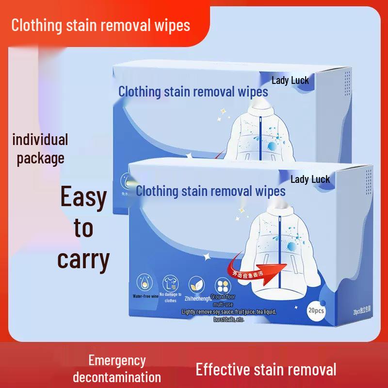 Lucky Goddess Down Jacket Decontamination Wipes - 20 Portable, No-Wash, Individually Wrapped Pieces 1 Box of 20 Wipes (140x180mm)
Lucky Goddess Down Jacket Decontamination Wipes - 20 Portable, No-Wash, Individually Wrapped Pieces 1 Box of 20 Wipes (140x180mm)