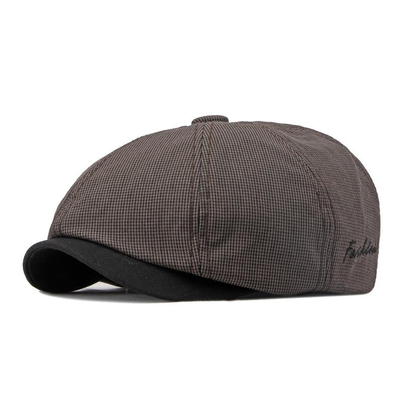 Vintage British Style Beret Hat Classic Newsboy Design for Women Men Autumn Spring Daily Fashion Cap Adjustable Unisex Adjustable 56-58cm темно-коричневого кольору
Vintage British Style Beret Hat Classic Newsboy Design for Women Men Autumn Spring Daily Fashion Cap Adjustable Unisex Adjustable 56-58cm темно-коричневого кольору