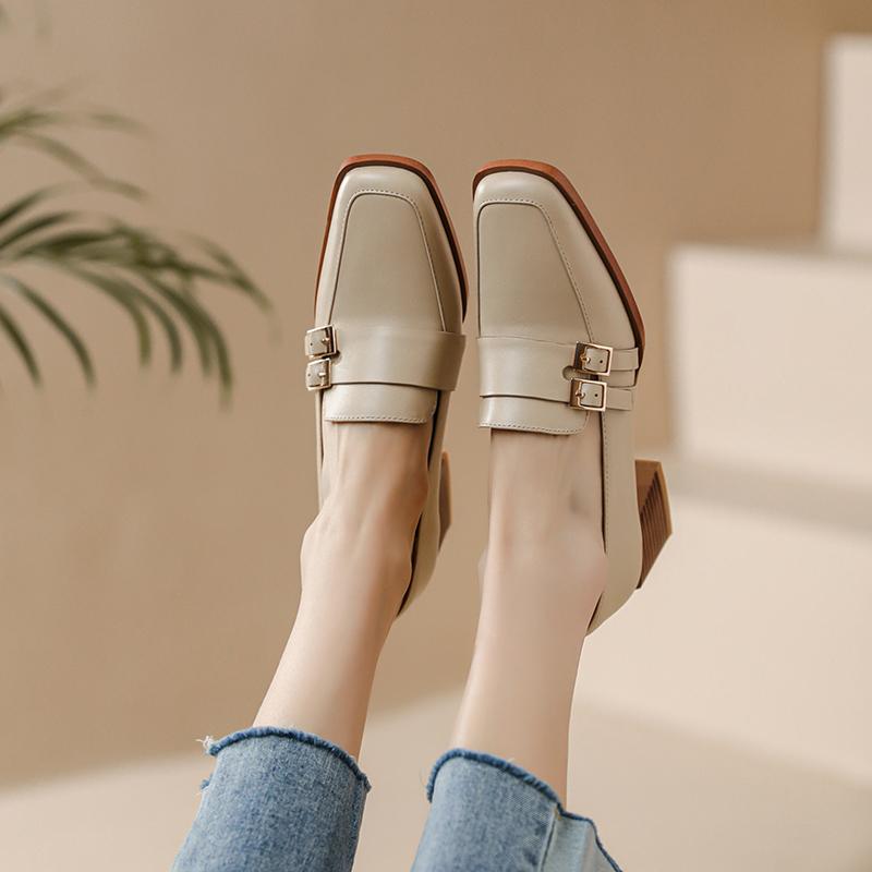 Новая женская обувь из натуральной кожи, модные туфли-лодочки без шнуровки с квадратным носком, модная женская обувь на толстом каблуке, Zapatos De Mujer
Новая женская обувь из натуральной кожи, модные туфли-лодочки без шнуровки с квадратным носком, модная женская обувь на толстом каблуке, Zapatos De Mujer