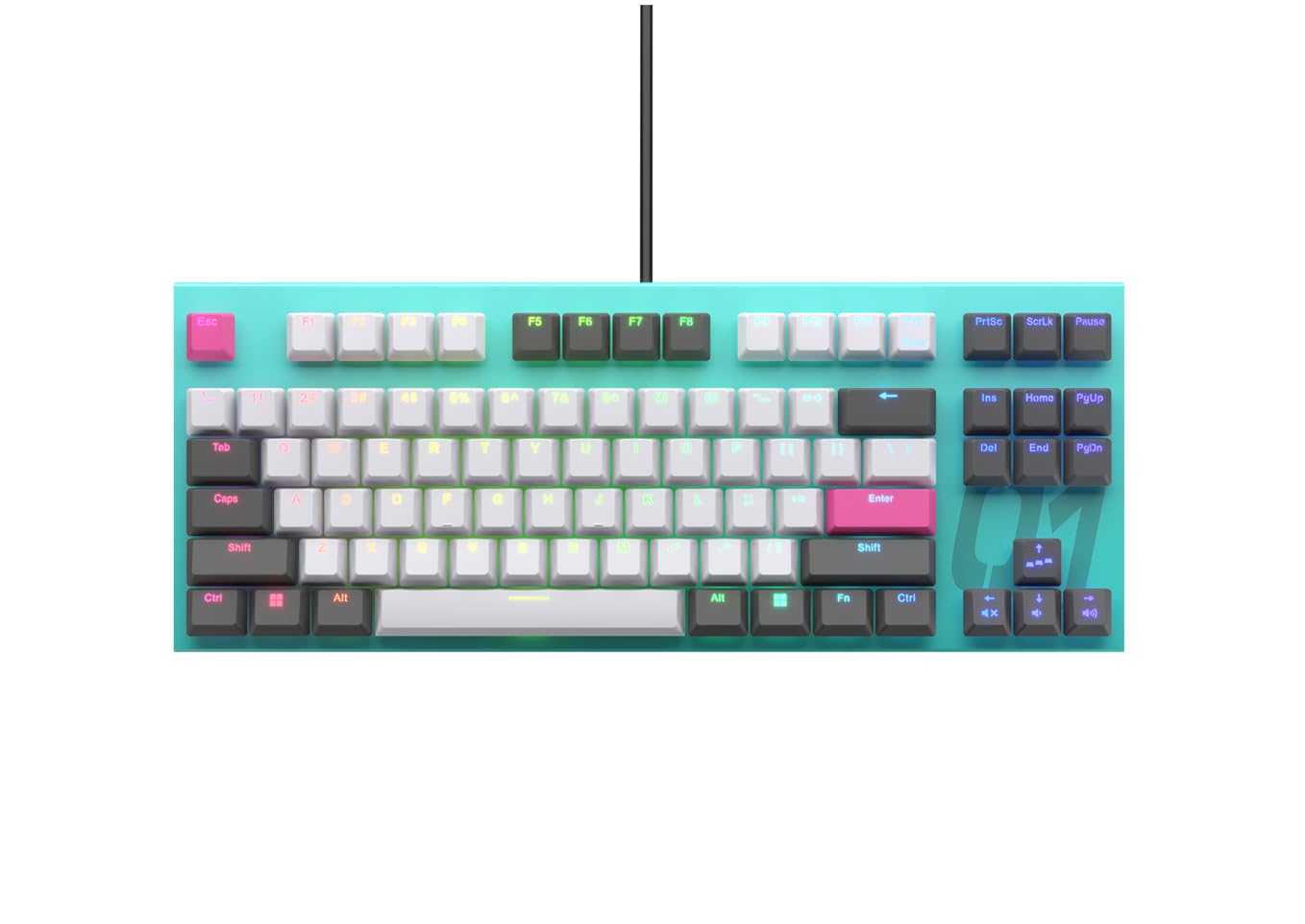 Topre REALFORCE GX1 Hatsune Miku Collaboration Color Design Model Tenkeyless 87 Keys English Layout 45g Load Gaming Keyboard X1UDM1 KB0772 
Topre REALFORCE GX1 Hatsune Miku Collaboration Color Design Model Tenkeyless 87 Keys English Layout 45g Load Gaming Keyboard X1UDM1 KB0772