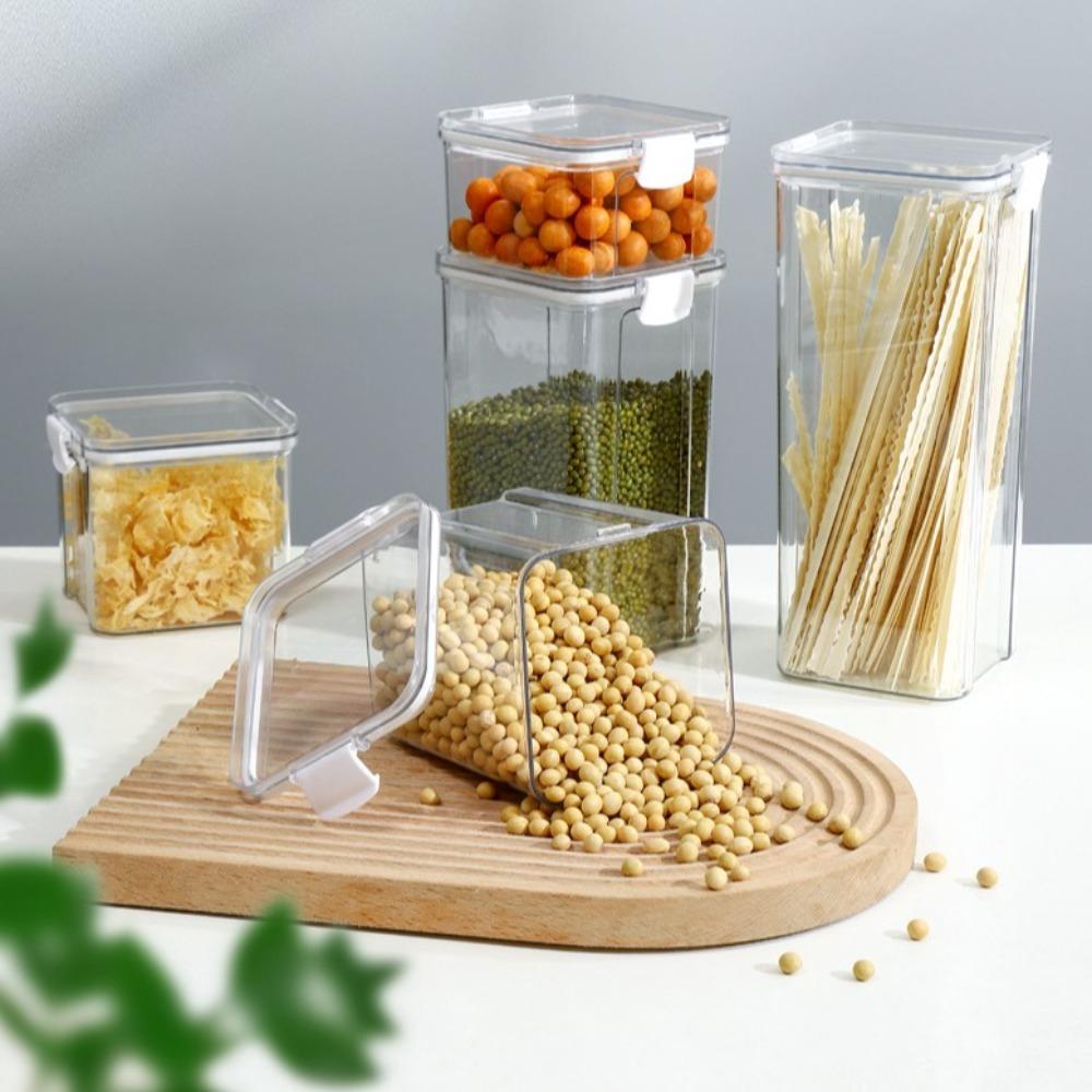 460/700/950/1300/1800ml PET and Silica Gel Sealed Can Transparent Kitchen Storage Supplies
460/700/950/1300/1800ml PET and Silica Gel Sealed Can Transparent Kitchen Storage Supplies