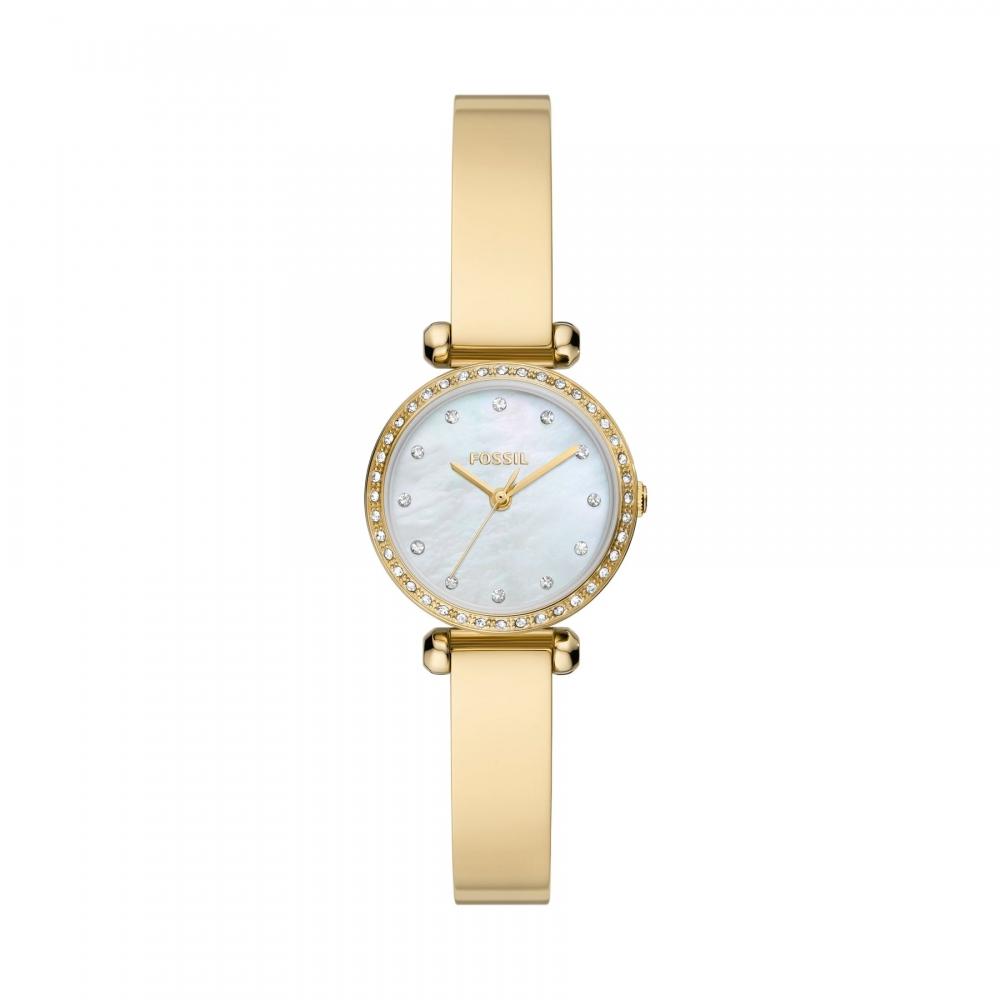 Женские часы Fossil Tillie Mini с тремя стрелками, золотистые из нержавеющей стали 
Женские часы Fossil Tillie Mini с тремя стрелками, золотистые из нержавеющей стали