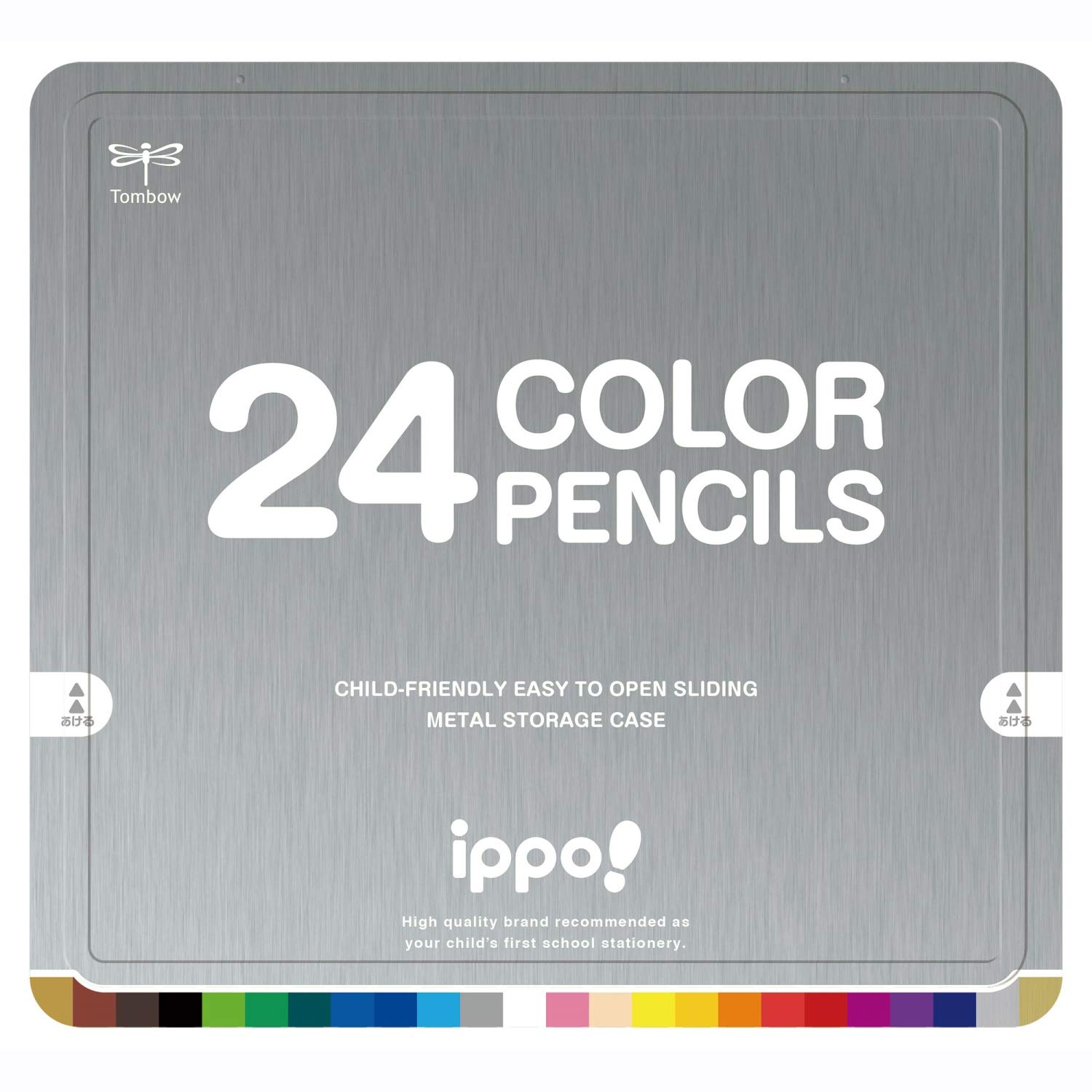 Tombow Colored Pencils 24 Colors for Elementary School Students Natural Silver ippo! (Sliding Can) CL-RNAN0424C
Tombow Colored Pencils 24 Colors for Elementary School Students Natural Silver ippo! (Sliding Can) CL-RNAN0424C