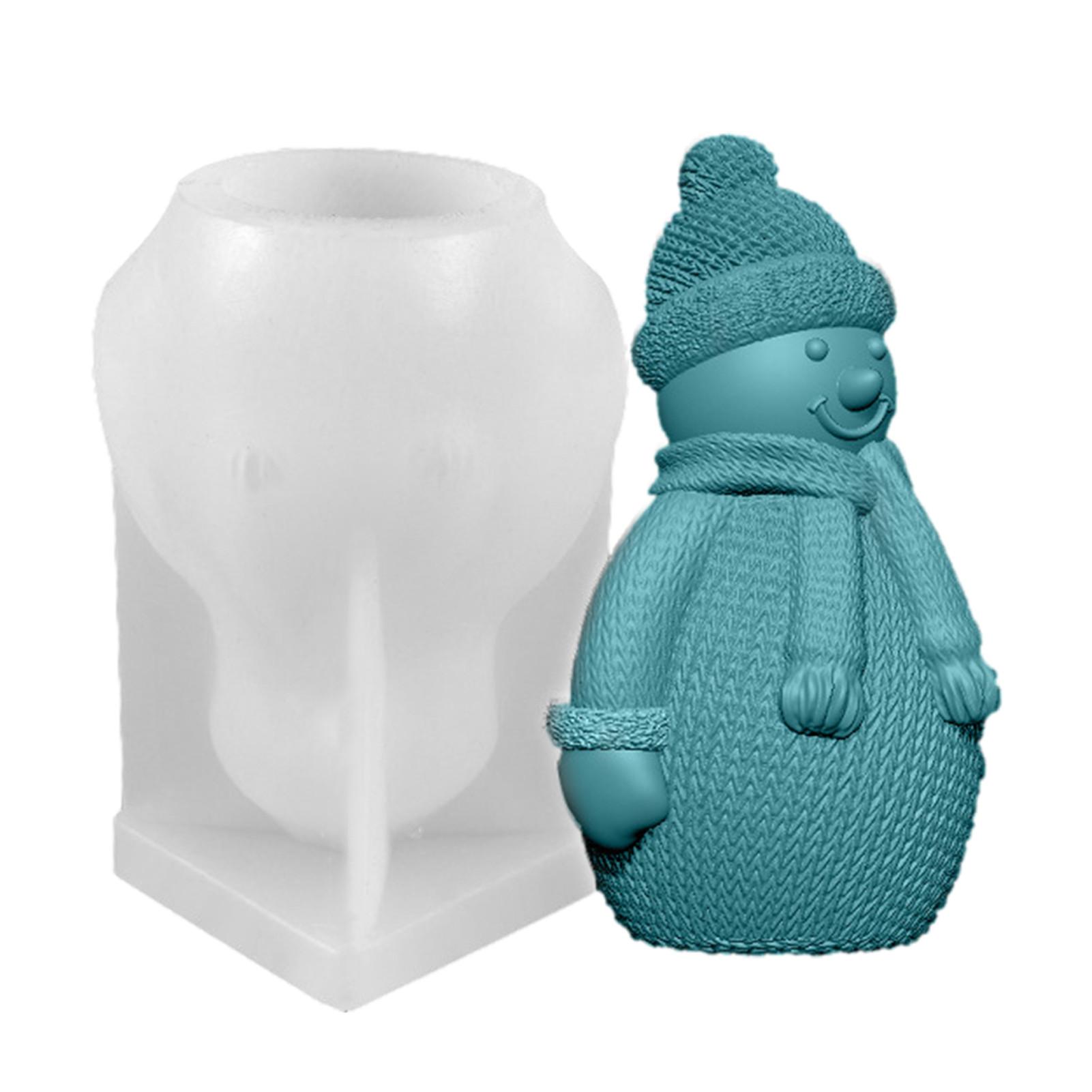 Рождественская силиконовая форма 3D форма снеговика DIY форма для свечей 4,17 дюйма формы для мыла ручной работы
Рождественская силиконовая форма 3D форма снеговика DIY форма для свечей 4,17 дюйма формы для мыла ручной работы