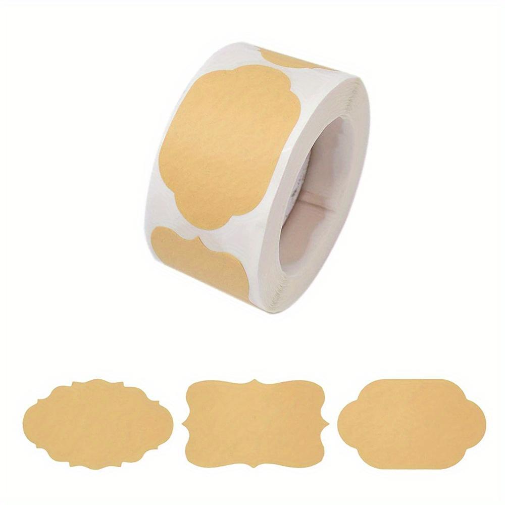 Kraft Paper Stickers - Blank, Writable Labels for Mason Jars, Glass Bottles & Cake Decorating - High-Quality Office Supplies
Kraft Paper Stickers - Blank, Writable Labels for Mason Jars, Glass Bottles & Cake Decorating - High-Quality Office Supplies