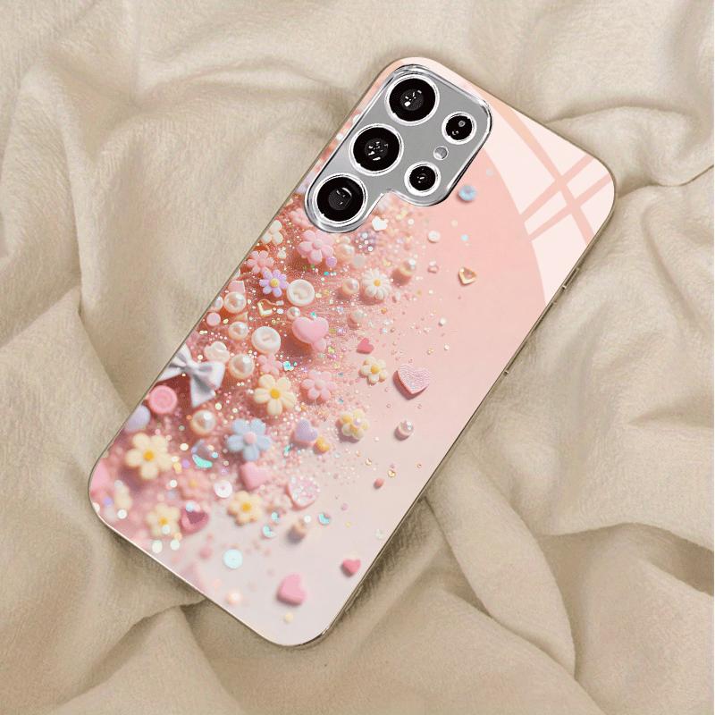 gold-plated phone compatible with Samsung Galaxy S26 S25 S24 S23 S22 Ultra Plus. made tempered glass decorated heart pattern For Galaxy S22 Ultra
gold-plated phone compatible with Samsung Galaxy S26 S25 S24 S23 S22 Ultra Plus. made tempered glass decorated heart pattern For Galaxy S22 Ultra