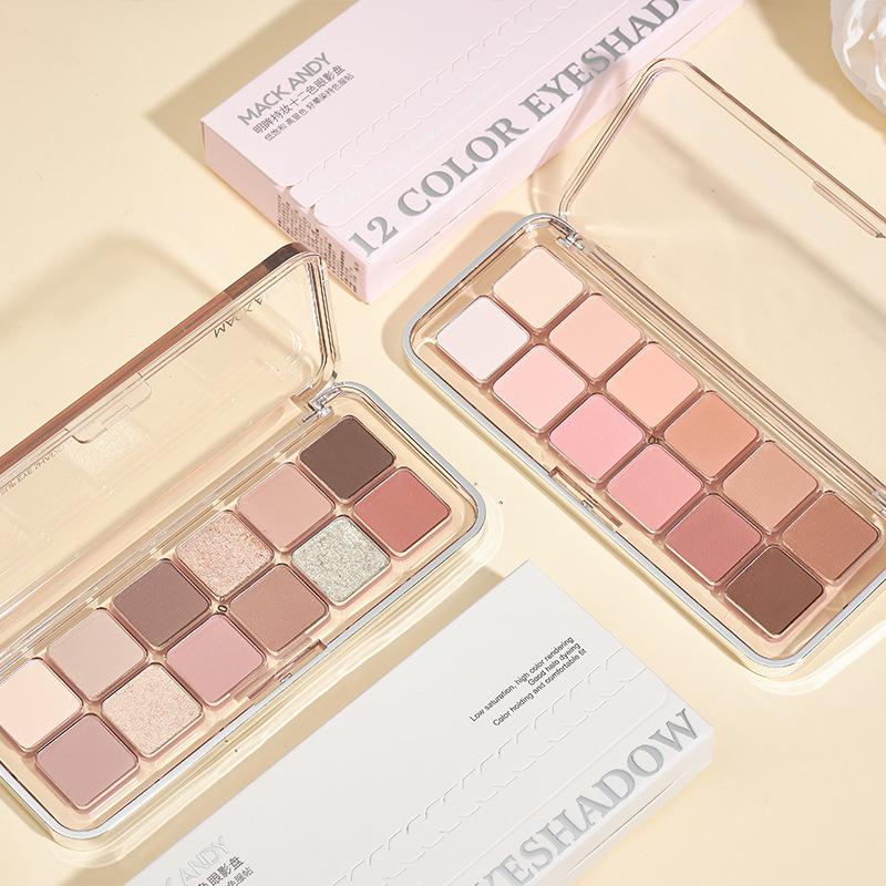 Mark Andy Twelve-Color Eyeshadow Palette: Earth Tones Matte & Shimmer, Compact & Versatile Design for Everyday Wear.
Mark Andy Twelve-Color Eyeshadow Palette: Earth Tones Matte & Shimmer, Compact & Versatile Design for Everyday Wear.