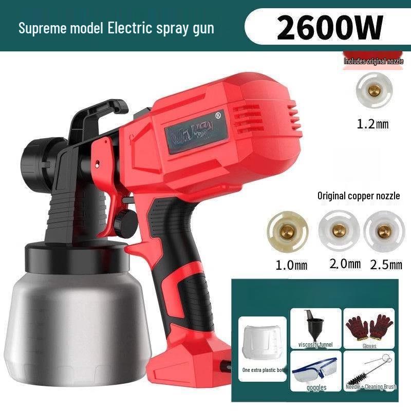 TURBOSUN 2600W Electric Latex Paint Sprayer CN plug (adapter included)
TURBOSUN 2600W Electric Latex Paint Sprayer CN plug (adapter included)