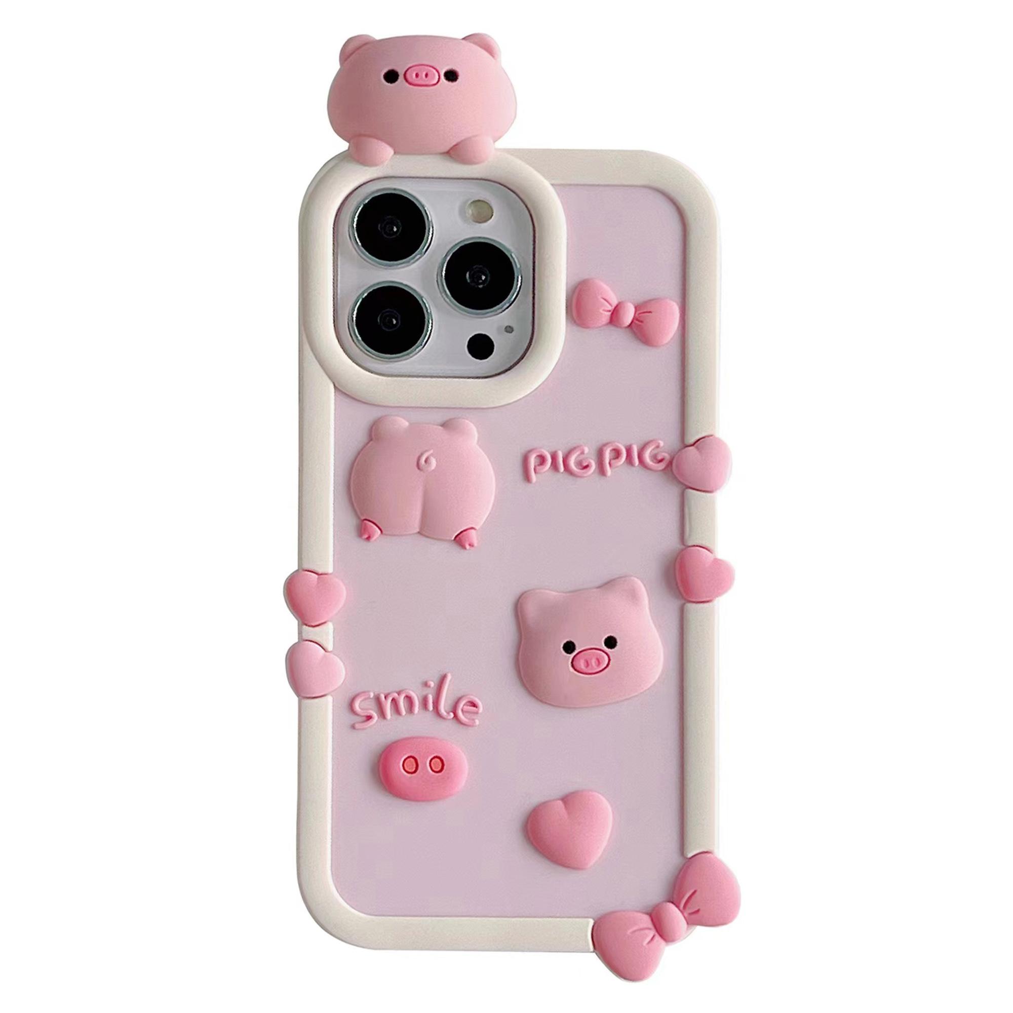 For iPhone 16 Pro Max Silicone Case Cute 3D Pig Design Shockproof Phone Back Cover A
For iPhone 16 Pro Max Silicone Case Cute 3D Pig Design Shockproof Phone Back Cover A