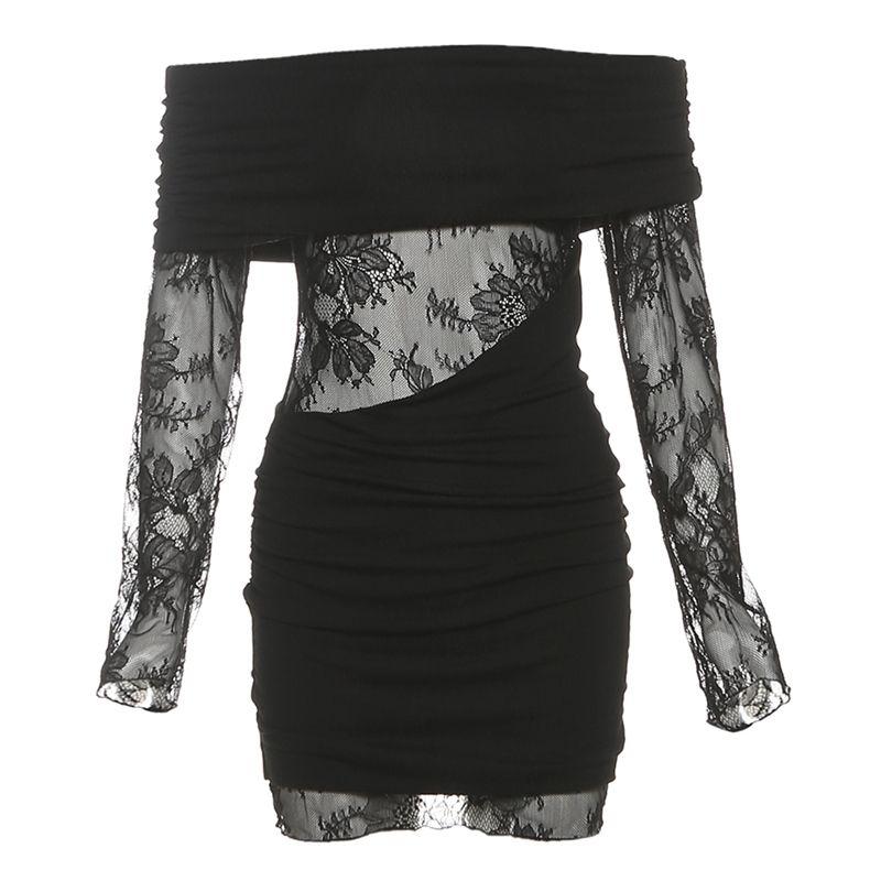 # Sisjuly# Sexy Sexy Dark Mandala Floral Lace Patchwork Perspective Long Sleeves Dress Female Summer Black S
# Sisjuly# Sexy Sexy Dark Mandala Floral Lace Patchwork Perspective Long Sleeves Dress Female Summer Black S